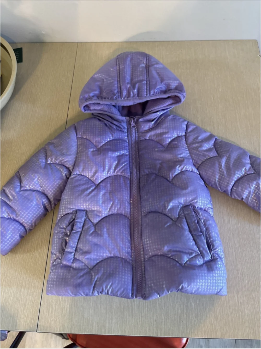 Toddler Weather Tamer Iridescent Purple Fleece Lined Jacket 3T (1189)